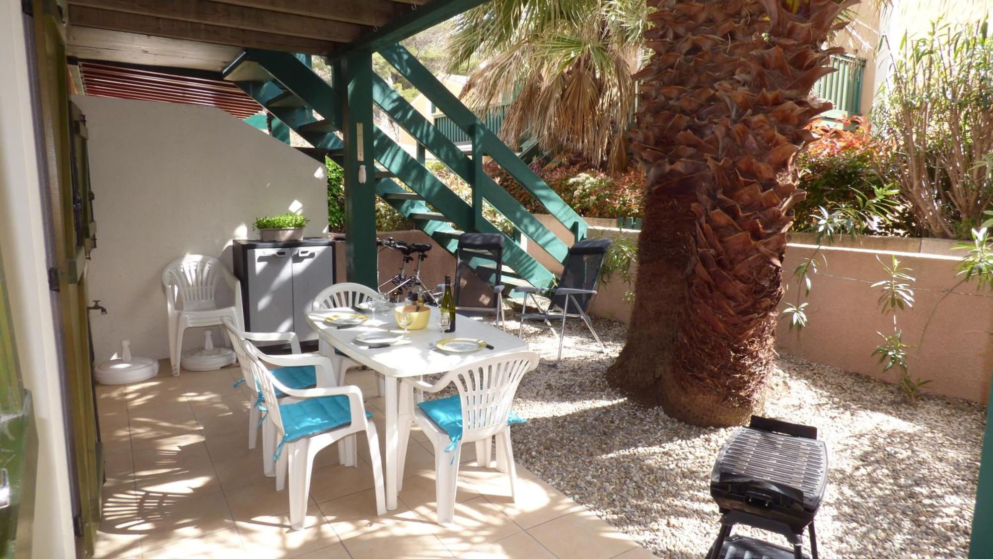 T2, Terrasse, Piscine, Eden Roc Ii, Plage * Narbonne-Plage